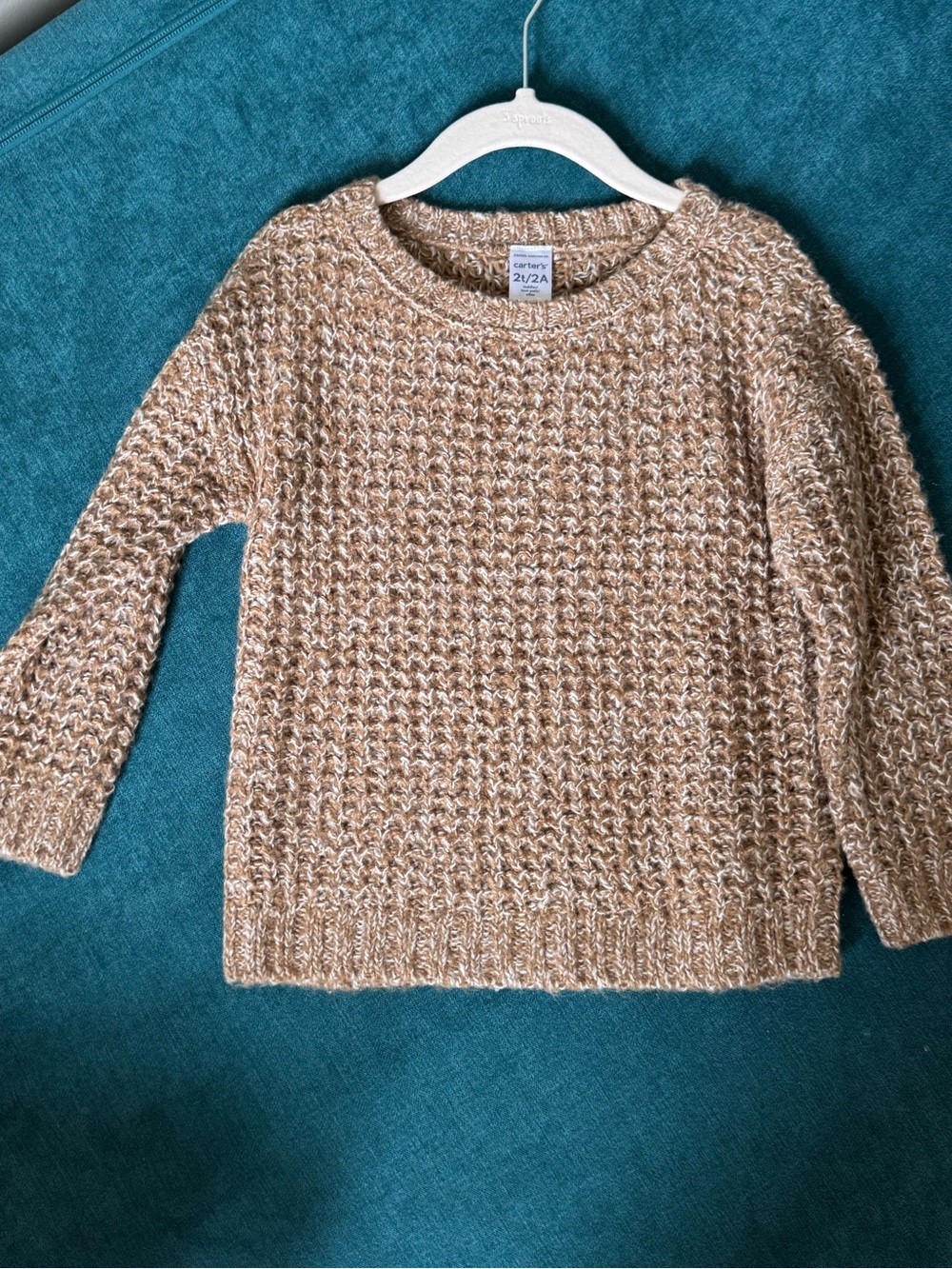 Carter’s Toddler Boy Textured Sweater - Khaki 2T